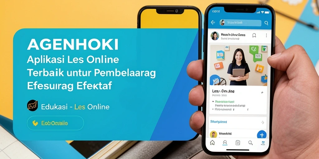 Antarmuka AGENHOKI yang menarik dan mudah digunakan untuk Les Online.