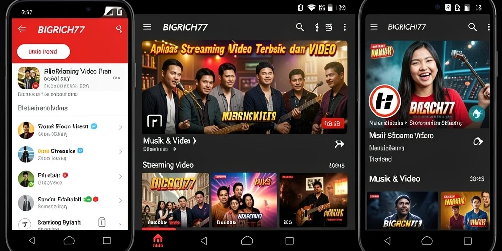 Tampilan antarmuka aplikasi BIGRICH77 yang menarik dan user-friendly.