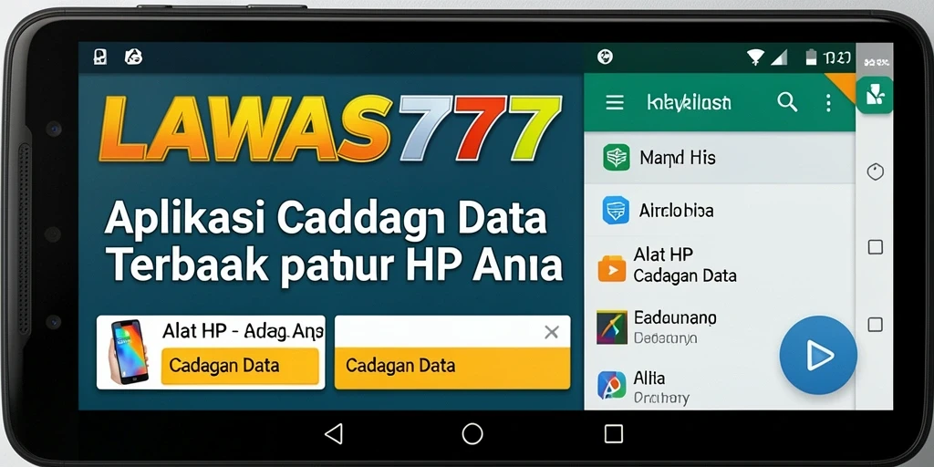 Antarmuka LAWAS777 menampilkan alat cadangan data yang intuitif dan mudah digunakan.